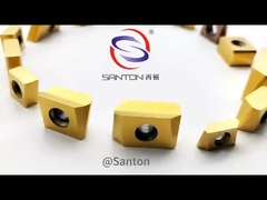 درج فرز غیر قابل نمایه سازی P25 درج فرز کاربید بنفش خاکستری سیاه و سفید ISO9001