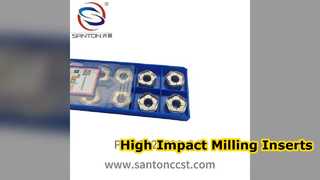 درج های فرز W Co Ti با تاثیر بالا PNGG120530