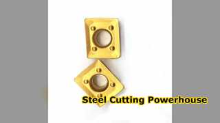 درج کاربید CrTiAIN برای تکمیل فولاد