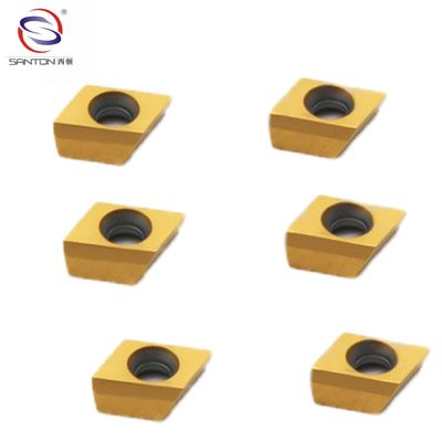 خرید مقاومت خوب در برابر ضربه و سایش P15 Carbide Insert Tips PVD Coated online manufacture