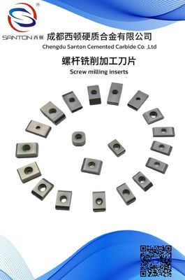 خرید Screw Milling Series Blades Thermal Shock Carbide Milling Tool Inserts Impact Resistant online manufacture