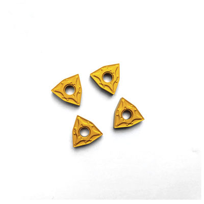 قیمت خوب اینسرت های ابزار برش کاربید پوشش داده شده با CVD K10 سختی قرمز بالا بار ضربه آنلاین